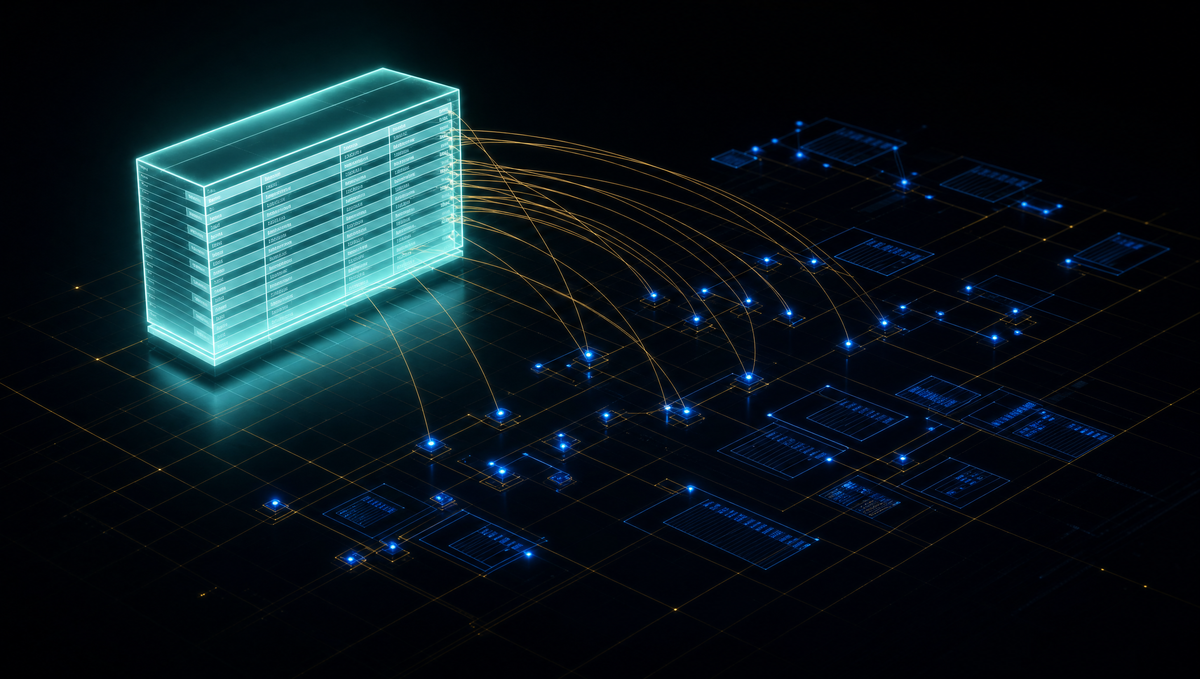Your store is already a database. It's run like a filing cabinet.